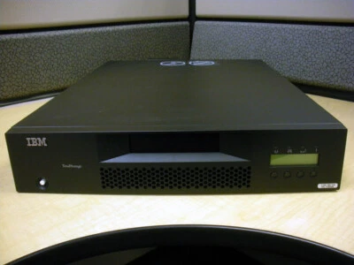 IBM 3581-F38 3.2/6.4TB Ultrium LTO-3 Autoloader External FC Tape Drive - Image 1 of 3