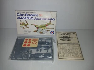 Entex Zuiun Seaplane AM22E16A1 Japanese Navy 1:72 Model Kit Open Box - Picture 1 of 4