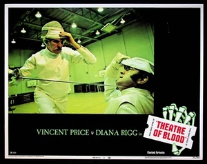 Theatre of Blood 1973 Original Lobby Card #5 Horror Movie Vincent Price - Bild 1 von 2