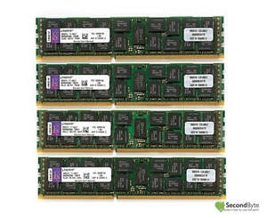 Kingston 64GB (4 x 16GB) PC3-12800 ECC Reg Server RAM 9965516-C28.A00LF - Bild 1 von 2