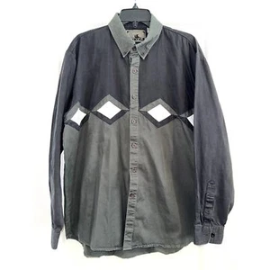 Spindle River Western Shirt Long Sleeve Button Down Men’s XL - Picture 1 of 8