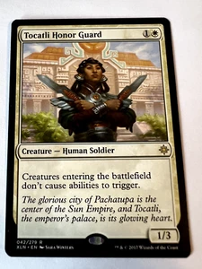 MTG Magic The Gathering Ixalan Tocatli Honor Guard Rare LP - Picture 1 of 2