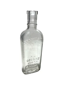 Korkendeckel Flasche Kreomulsion für Husten & Erkältung Medizinflasche 20er Jahre Antik 8,5" - Bild 1 von 5