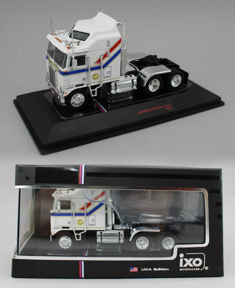 1:64 IXO Models *VIT200* Bicentennial 1976 Kenworth K100 Aerodyne COE Semi Truck - Image 1 of 4