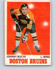 VINTAGE HOCKEY CARD OPC 1970 BOSTON BRUINS JOHNNY BUCYK NO93