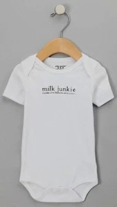 Neu schöner Designer SILLY SOULS Milch Junkie Kleinkinder Einteiler Größe 0-3 Monate - Bild 1 von 1
