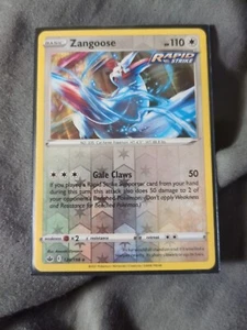 Reverse Holo Rara Zangoose Rapid Strike 120/198 - Foto 1 di 1