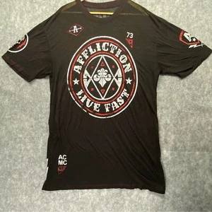 Affliction Mens Multicolor Short Sleeve Crew Neck Graphic T-Shirt Size 3XL - Picture 1 of 14