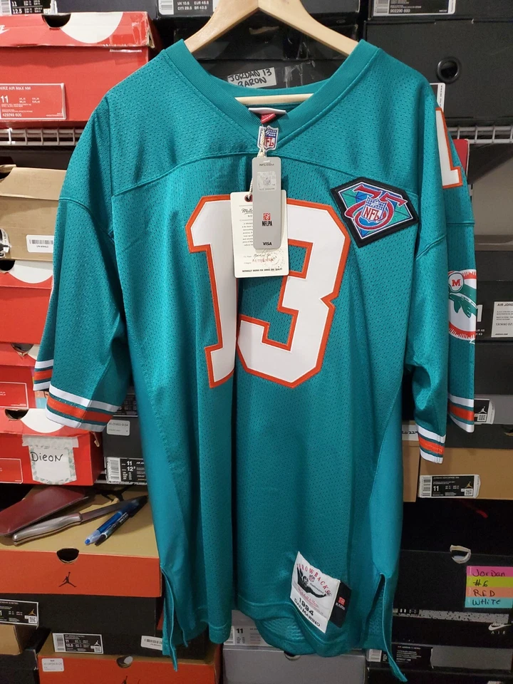 Camiseta Dan Marino Mitchell Ness Talla 52 ¡Nueva!  Foto 1 de 3