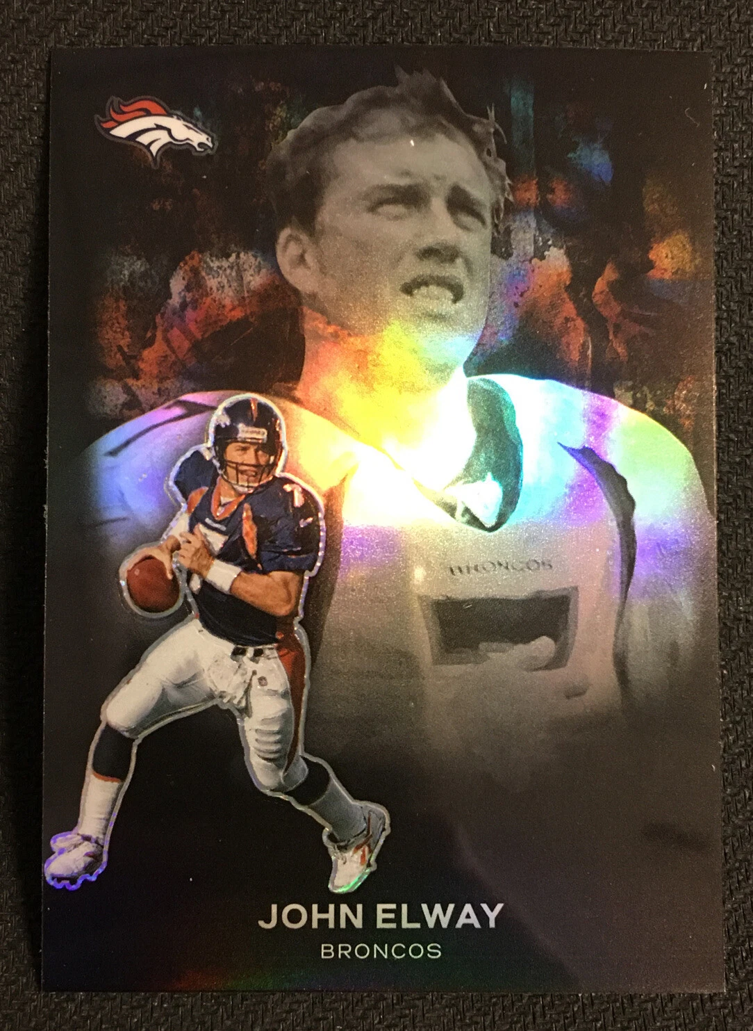 2022 Panini Prizm Football John Elway Profiles SP Case Hit #P-14 Denver Broncos