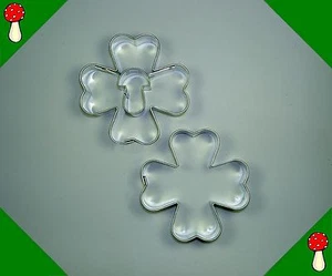 Ausstecher/Ausstechform "KLEEBLATT MIT PILZ + UNTERTEIL" Linzer 2-tlg., Klee - Bild 1 von 1