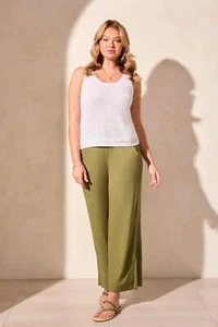 TRIBAL CROCHET SCOOP NECK TANK TOP - Picture 1 of 7
