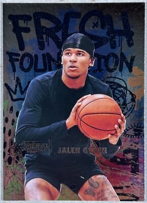 Jalen Green Rookie 2021 SkyBox Metal Universe Champions #FF1 Fresh Foundation - Image 1 of 2