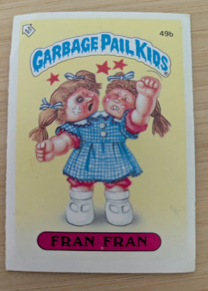 Garbage Pail Kids Topps 1985 UK Series 1 ~ 49b Fran Fran - Image 1 of 2