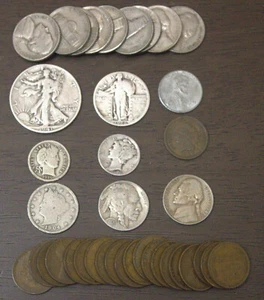 *SALE* Huge U.S. Coin Collection Lot Silver 38 Collectable Coins in the Lot! - Picture 1 of 4