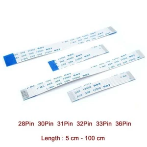 28 30 31 32 33 36 Pin FFC Flexible Flat Cable Ribbon Wire Pitch 1.0mm AWM 20624 - Picture 1 of 4