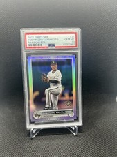 2022 Topps NPB Yoshinobu Yamamoto Rainbow Foil #27, SP/150, PSA 10-RARE POP 1!!!