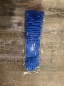 20 Inch Shirred Opera Gloves NWOT Royal Blue - Picture 1 of 6