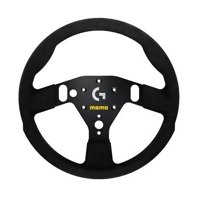 Rueda de carreras ergonómica para juegos MOMO Motorsport SIM GT 320, buje de rueda RS requerido Foto 1 de 4