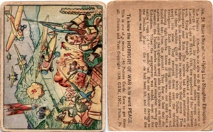 R69 Gum Inc, Horrors of War, 1938, #24 Italian Squadrons Ethiopia - Bild 1 von 1