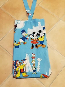 Vintage Custom Disney Frontierland theme Beach Tote Pool bag canvas lined 14x25  - Picture 1 of 5