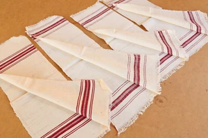 Vintage Textile Fabric Kitchen Tea Towels Cottage Farmohouse Home Decor 1950's. - Picture 1 of 9
