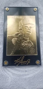 Tarjeta de béisbol auténtica genuina de oro 22K Ken Griffey Jr 1996 edición limitada - Imagen 1 de 3