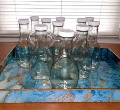 12 аптекарских стеклянных контейнеров для рукоделия банки для эликсирования с винтами на крышках  - Изображение 1 из 4