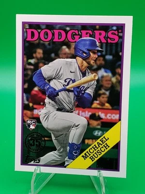 2023 Topps Update 1988 Baseball #88US-8 Michael Busch Los Angeles Dodgers - Image 1 of 2