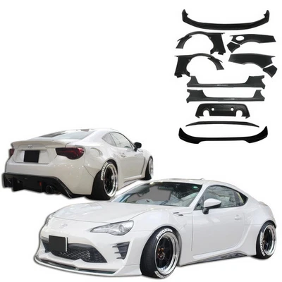 VSaero FRP AG T2 Wide Body Kit w Wings for 86 Toyota 17-20 vsaero_109223 - Image 1 of 2
