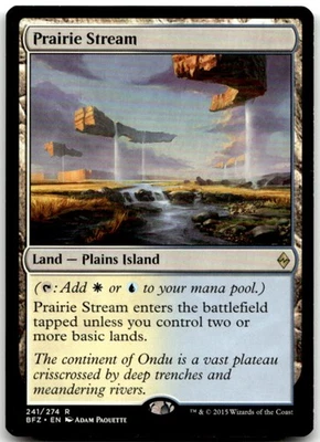 MTG Prairie Stream R Battle for Zendikar 241 LP - Image 1 of 2