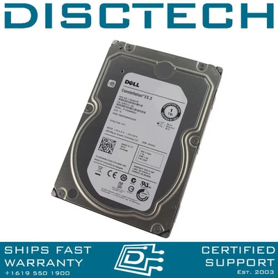 Dell FNW88 / Seagate ST1000NM0023 1TB SAS Hard Drive - Image 1 of 3