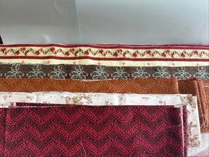 Vintage Cotton Blend Fabric Jelly Roll Precut 3” Fifty Strips - Picture 1 of 7