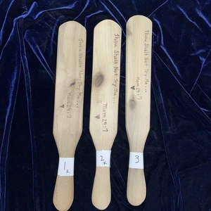 Holzpaddel mit Ermahnung Du sollst mich nicht versuchen…Mama 24:7 - Bild 1 von 2