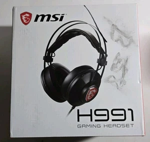 MSI Gaming Kopfhörer H991 Headset mit integriertem Mikrofon S37-21000A1-V33 - Bild 1 von 8