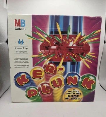 KerPlunk MB Games 1996 'A Nerve-Racking Game of Skill' Ker-Plunk 5+ Vintage - Image 1 of 3