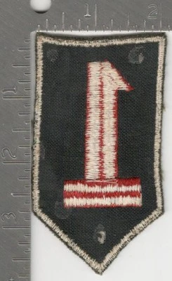 Pre WW 2 US Army 1st Infantry Division Gabardine Patch Inv# K0119 - Image 1 of 2