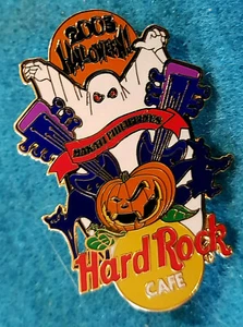 Makati 2003 Halloween Geist lila Hexe Kürbis Katze Gitarren Hard Rock Cafe PIN - Bild 1 von 1