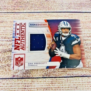 2018 Panini Rookies & Stars Dak Prescott NFL Authentic Relics #A-7 DAL Cowboys - Picture 1 of 2