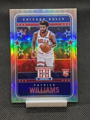 PATRICK WILLIAMS RC HOMETOWN HEROES SILVER PRIZM 2020-21 CHRONICLES NBA NO. 558 - Image 1 of 2