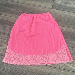 Gonna slip donna rosa vintage di Lorraine lingerie taglia media - Foto 1 di 9