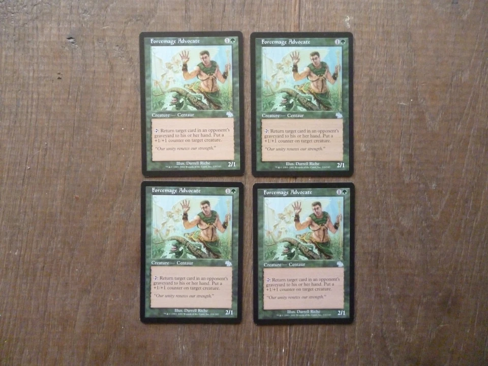 MTG 4 x Forcemage Advocate uncommon card Judgment Magic The Gathering playset - Image 1 of 1