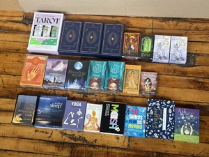 Tarot, Palmistry, Oracle, Manifestation and Meditation Card Deck Lot of 23 - Picture 1 of 11