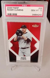 2006 ROGER CLEMENS FINAST PSA 10 GEM MINT - Picture 1 of 2