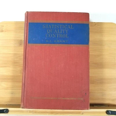 Statistical Quality Control Eugene L Grant 1946 HC 1st Edition Engineering Tech - Image 1 of 4
