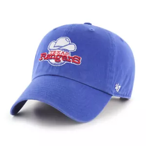 2025 Texas Rangers Cowboy Hat Blue '47 MLB Clean Up Adjustable Cooperstown hat - Picture 1 of 2