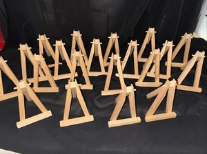Mimorou 40 Pack 5 Inch Mini Wood Display Easel Artist Small Wooden Easel Stand - Picture 1 of 6