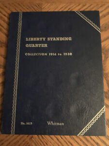 Whiteman Liberty Standing Quarter Collection 1916-1930 Coin Book #9017