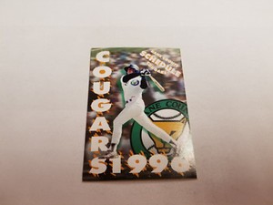 Kane County Cougars 1996 Minor Baseball Pocket Schedule - Team