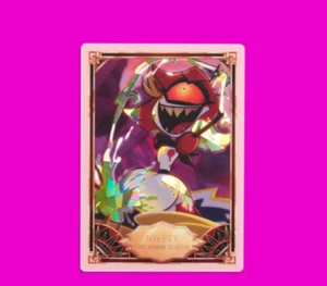 ✨ Hazbin Hotel - NIGTY THE ADAM SLAYER - Tarjeta promocional Cracked Ice (PR-03) /1000 ✨ - Imagen 1 de 1